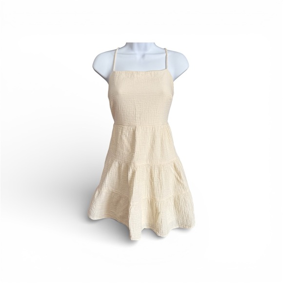 Altar'd State Dresses & Skirts - Altar'd State Cream Mini Dress Women’s Size M